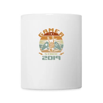 Gamer seit 2019 - Gaming-Jubiläumsgeschenk 2019 - Tasse - Weiß - Vorne