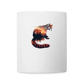 Panda roux Chat Ours Panda roux - Mug blanc - blanc - Devant
