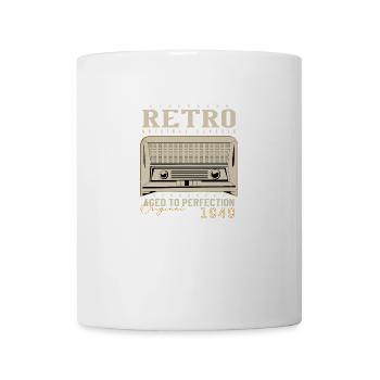 Retro 1949 Geburtstagsgeschenk 1949 Jahrgang 1949 - Tasse - Weiß - Vorne