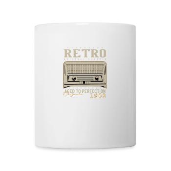 Retro 1956 Geburtstagsgeschenk 1956 Jahrgang 1956 - Tasse - Weiß - Vorne