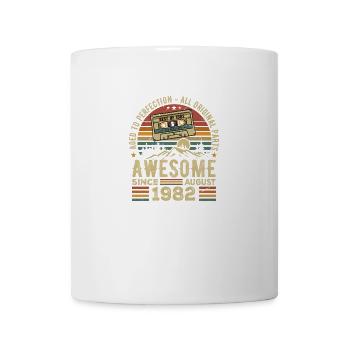 Né en Août 1982 Cadeau Anniversaire Août 1982 Août - Mug blanc - blanc - Devant