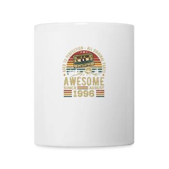 Born in August 1996 Birthday Gift August 1996 August - Mug - white - Front