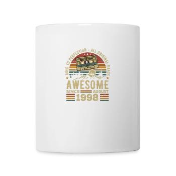Né en Août 1998 Cadeau Anniversaire Août 1998 Août - Mug blanc - blanc - Devant