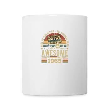 Born in August 1965 Birthday Gift August 1965 August - Mug - white - Front