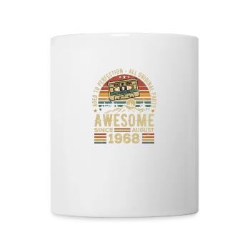 Born in August 1968 Birthday Gift August 1968 August - Mug - white - Front