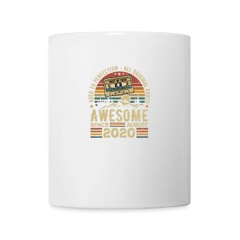 Geboren im August 2020 Geburtstagsgeschenk August 2020 August - Tasse - Weiß - Vorne