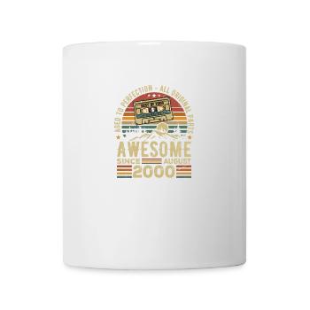 Born in August 2000 Birthday Gift August 2000 August - Mug - white - Front