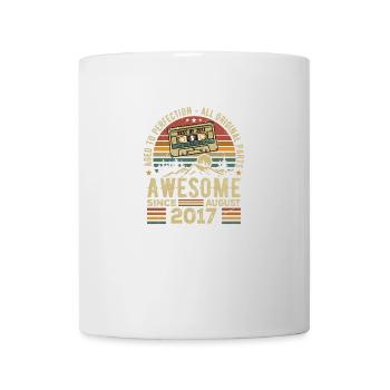 Born in August 2017 Birthday Gift August 2017 August - Mug - white - Front