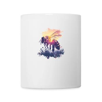 Abeille Abeilles Abeilles Miel Fleurs Apiculteur - Mug blanc - blanc - Devant