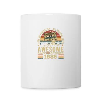 Oktober 1985 Geburtstagsgeschenk Oktober 1985 - Tasse - Weiß - Vorne