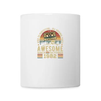 Octobre 1982 Cadeau D anniversaire Octobre 1982 - Mug blanc - blanc - Devant