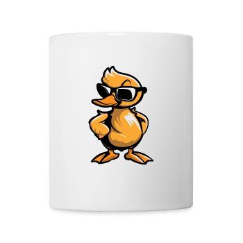 Ente Cool Comic - Tasse - Weiß - Vorne
