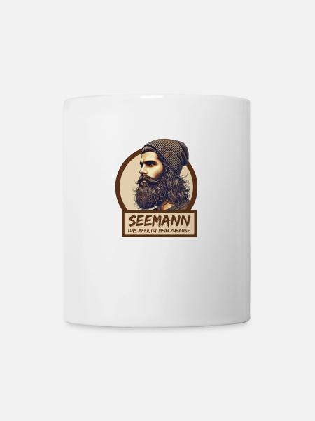Seemann Retro - Tasse - Weiß