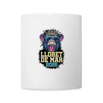 Lloret De Mar 2025 Affe - Tasse - Weiß - Vorne