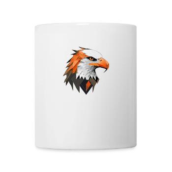 Eagle, Geometric, Illustration, Abstract, Bird - Mug - white - Front