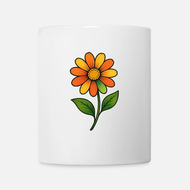 Magie des couleurs de la fleur d’oranger - Mug blanc - blanc