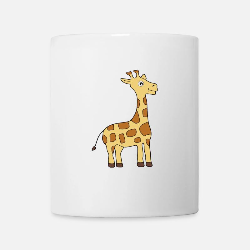 Giraffe lustig - Tasse - Weiß