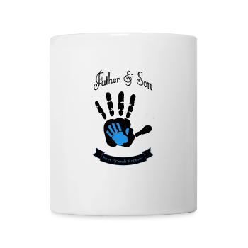 Father and Son, Vater und Sohn - Tasse - Weiß - Vorne