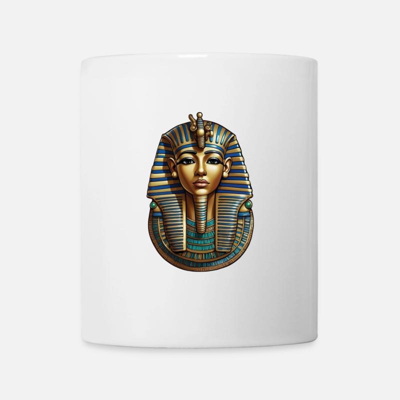 tutankhamun king Pharaonic digital graphic - Mug - white