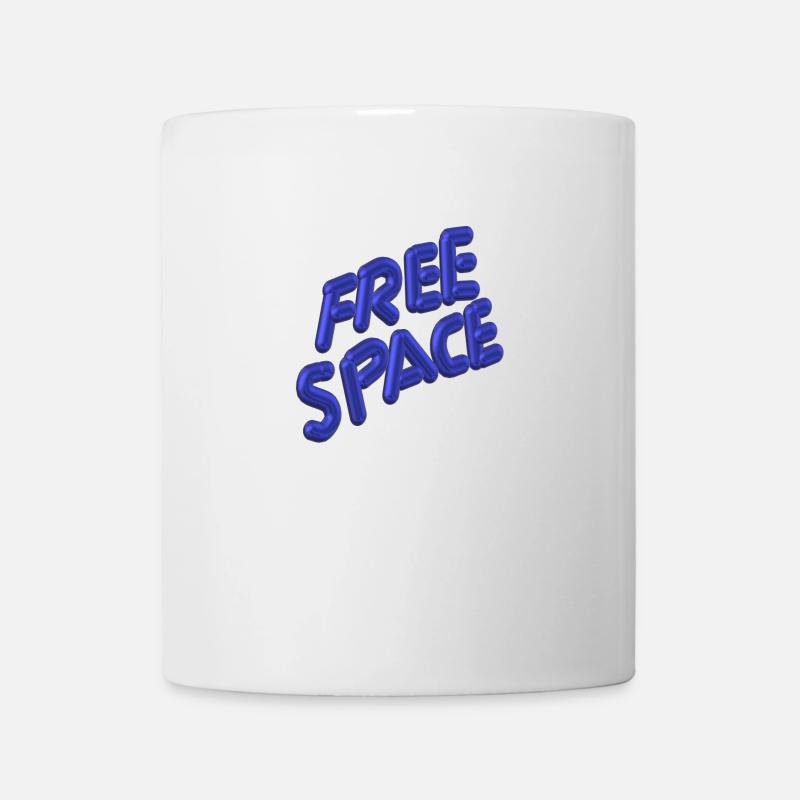 Bleu sidéral libre - Mug blanc - blanc