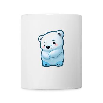 Totally cute polar bear - Mug - white - Front