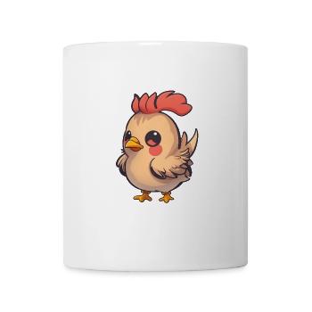 Poulet totalement mignon - Mug blanc - blanc - Devant