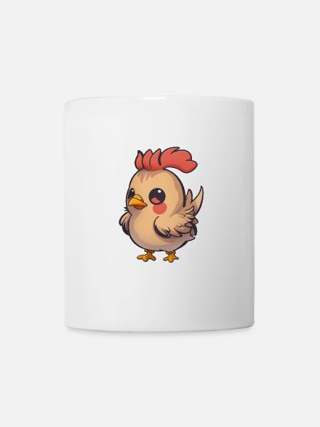 Totally cute chicken - Mug - white