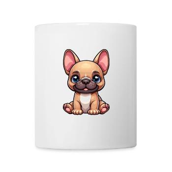 Designs pour enfants – Happy Frenchies - Mug blanc - blanc - Devant