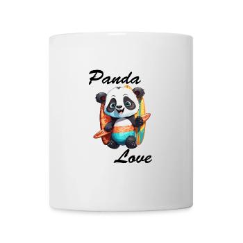 Panda / Tier / Zoo / Bambus / Wild / Kindlich - Tasse - Weiß - Vorne