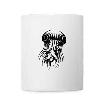 Frei schwimmend und gefährliche Meduse - Tasse - Weiß - Vorne
