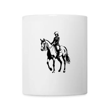 Equitation - Equine Design - Mug blanc - blanc - Devant