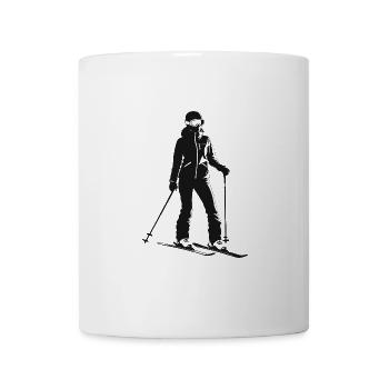 I love Ski - Motivational Design - Mug - white - Front