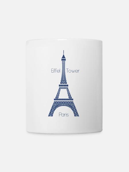 Eiffel Tower - Tasse - Weiß