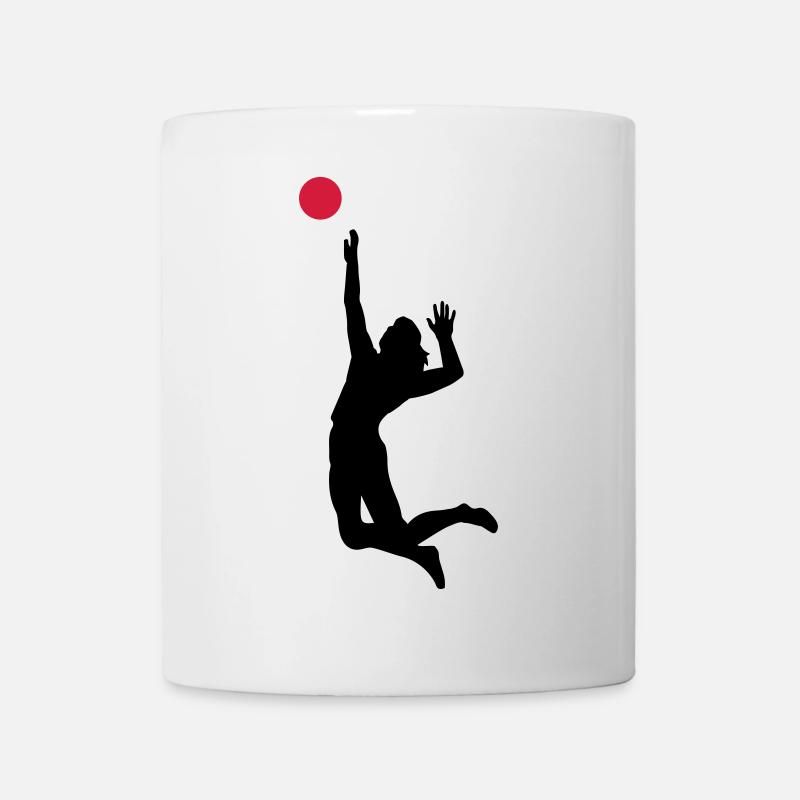volleyball - Tasse - Weiß
