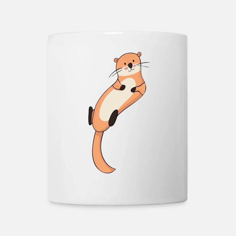 Otter - Tasse - Weiß