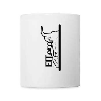 taureau caché - Mug blanc - blanc - Devant