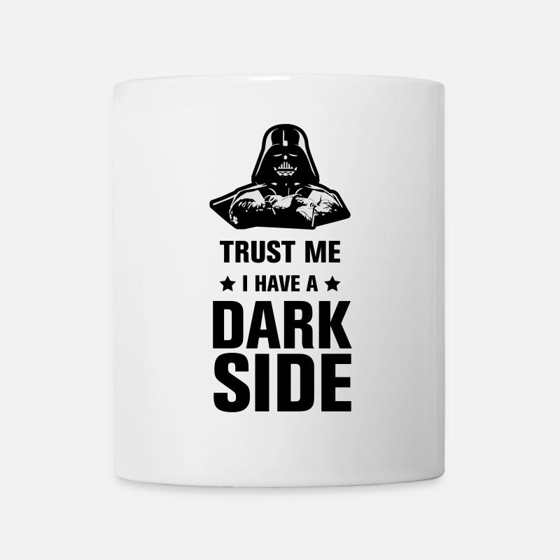 Dunkle Seite - Tasse - Weiß