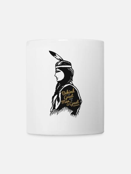 Femme indienne - Mug blanc - blanc