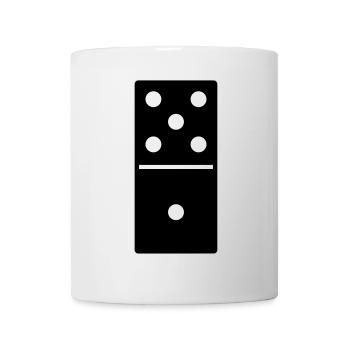 DOMINO STONE 5:1 - VARIABLE COLOR - VECTOR DESIGN! - Tasse - Weiß - Vorne