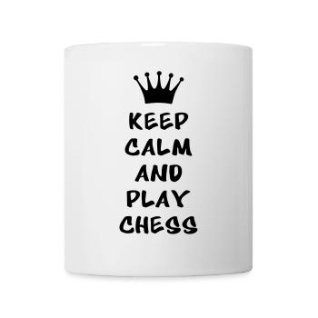 KEEP CALM AND PLAY CHESS - Mug - white - Front