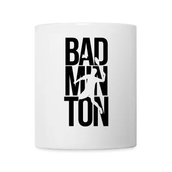 badminton - Mug - white - Front