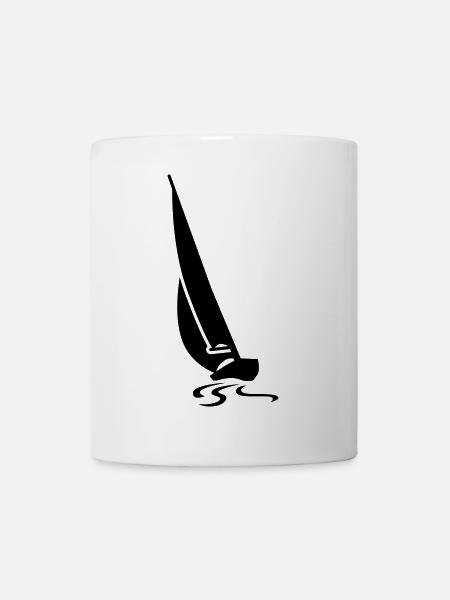 Regatta Segelboot - Tasse - Weiß