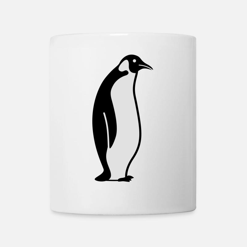 manchot - Mug blanc - blanc