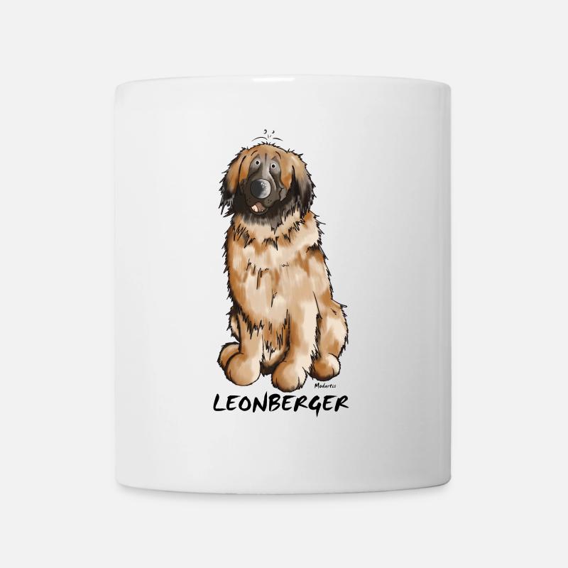 Leon der Leonberger - Tasse - Weiß