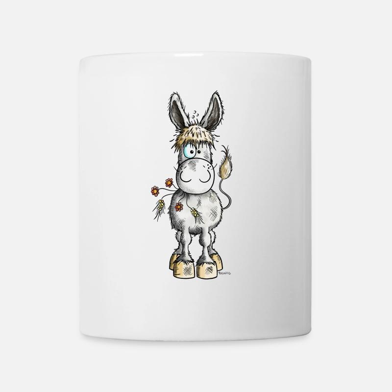 Cute Donkey - Mug - white
