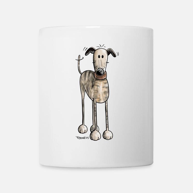 Galgo Espanol - Hund - Greyhound - Windhund - Tasse - Weiß