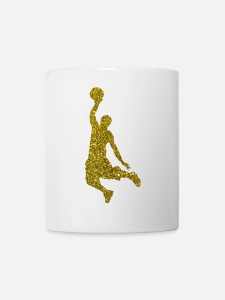 Gold Basketball - Tasse - Weiß