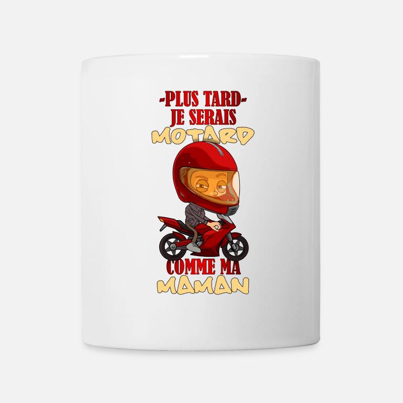 Futur motard maman - Mug blanc - blanc