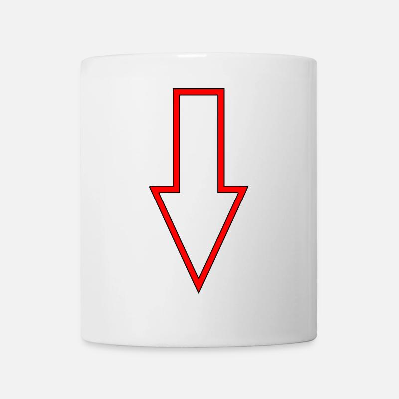 Arrow Directional Arrow Signpost - Mug - white