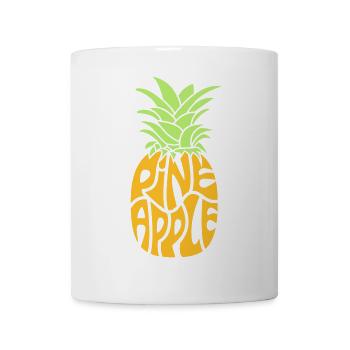 Ananas - Tasse - Weiß - Vorne